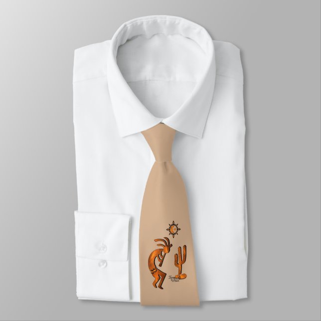 Southwest Kokopelli Neck Tie Slips (Bunden)