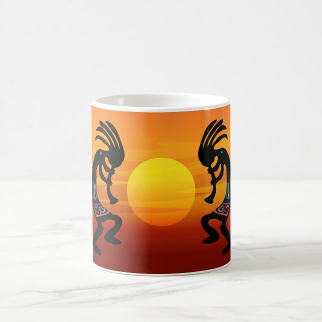 Southwest Kokopelli Sunset Kaffemugg (Center)