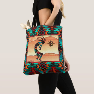 Southwest Kokopelli Tote Bag Tygkasse