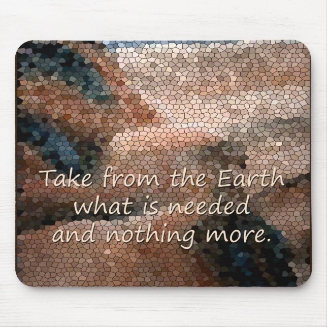 Southwest Native American Earth Mousepad Musmatta (Framsidan)