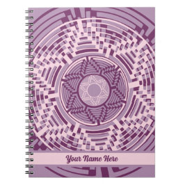 Southwest Navajo Basket Weave Lavender Anteckningsbok