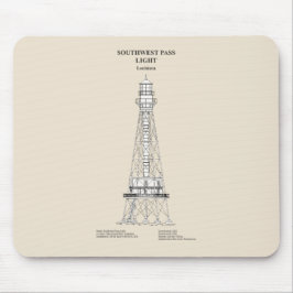Southwest Pass Lighthouse - Louisiana - SBD Musmatta