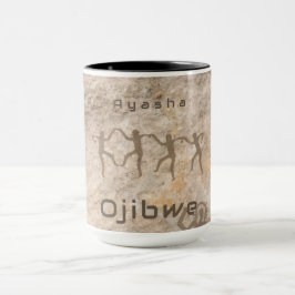 Southwest Petroglyhs Custom Tribe/Name Mugg