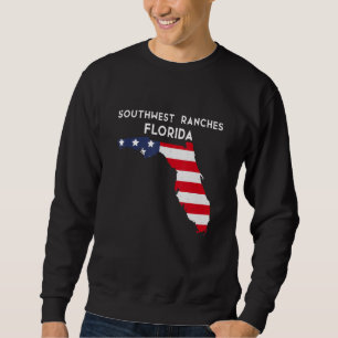 Southwest Ranches Florida USA Stat Amerika Resa Lång Ärmad Tröja