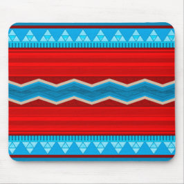 Southwest River Canyon Geometric Red Turquoise Musmatta