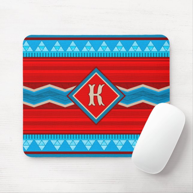 Southwest River Canyon Red Turquoise Personalized Musmatta (Med mus)