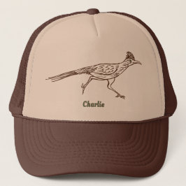 Southwest Roadrunner Bird Drawing Personalized Keps