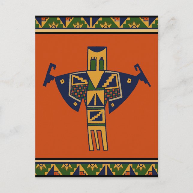 Southwest Shaman Spirit Vykort (Framsida)