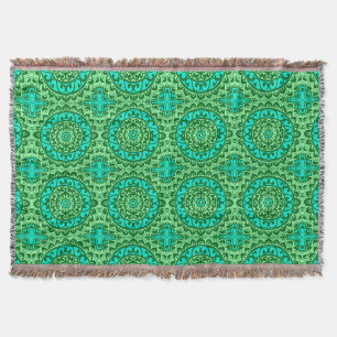 Southwest Sol Mandala Batik, Lime Green Mysfilt