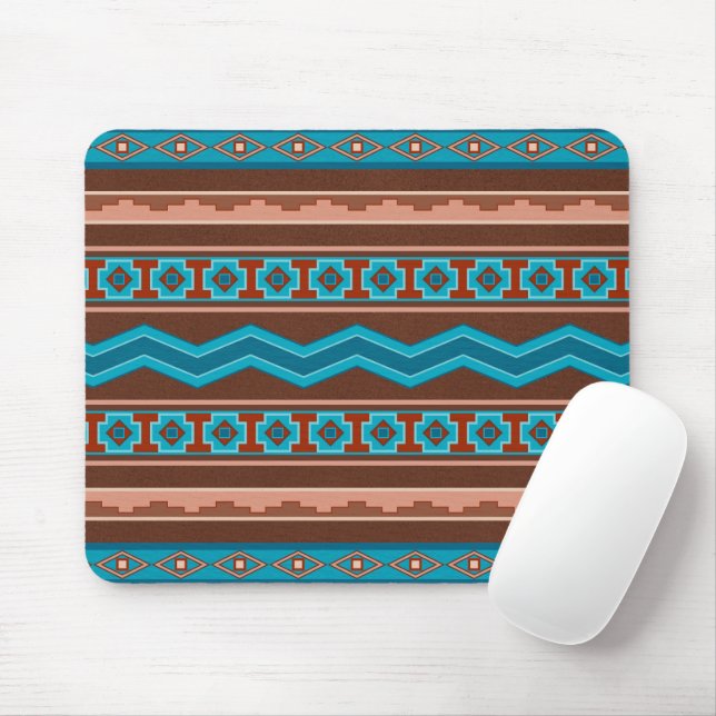 Southwest Style Geometric Cameron Gorge Design Musmatta (Med mus)