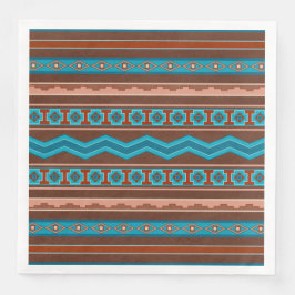 Southwest Style Geometric Cameron Gorge Design Pappersservett