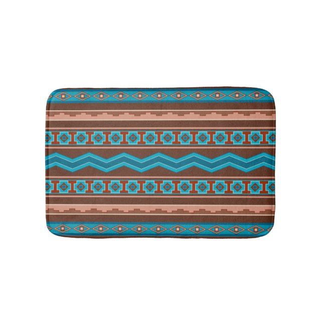 Southwest Style Geometric Cameron Gorge Design Sm Badrumsmatta (Framsidan)