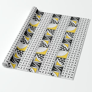 Southwest Sunrise in Gult Gift Wrap Presentpapper