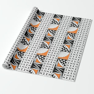 Southwest Sunrise in Orange Gift Wrap Presentpapper