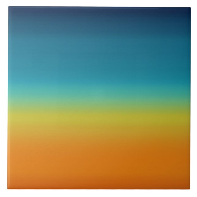 Southwest Sunset Färg Kakelplatta (Framsidan)