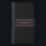 Southwest Tapestry Galaxy S4 Mobil Wallet Case Galaxy S4 Plånbok<br><div class="desc">En enkel sydvästra mönster med solbrunt,  brunt och rött skuggor med spetskompensation. Den här digitala bilden är anpassade. BTHQ - Skapar leenden,  en bild i taget.</div>