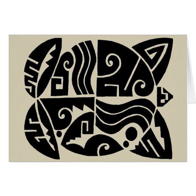 Southwest Tortuga Hälsningskort (Framsidan Horizontal)