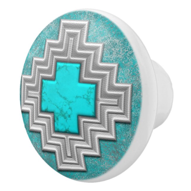 Southwest Turquoise Knopp (Höger)