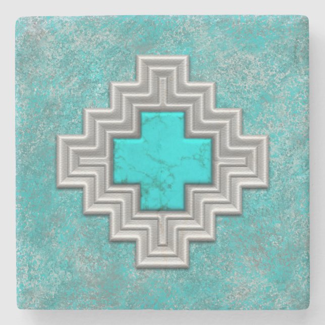 Southwest Turquoise Stenunderlägg (Framsidan)