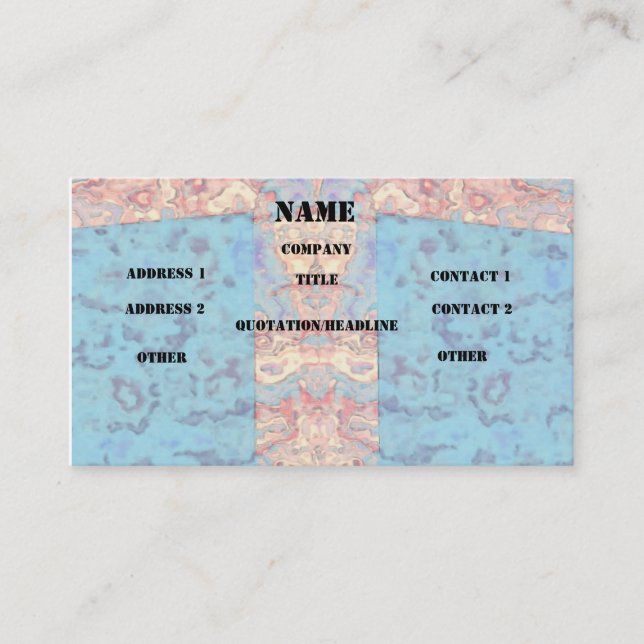 Southwest Visitkort (Framsida)