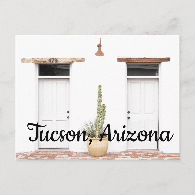Southwest White Entry Tucson, Arizona Vykort (Framsida)