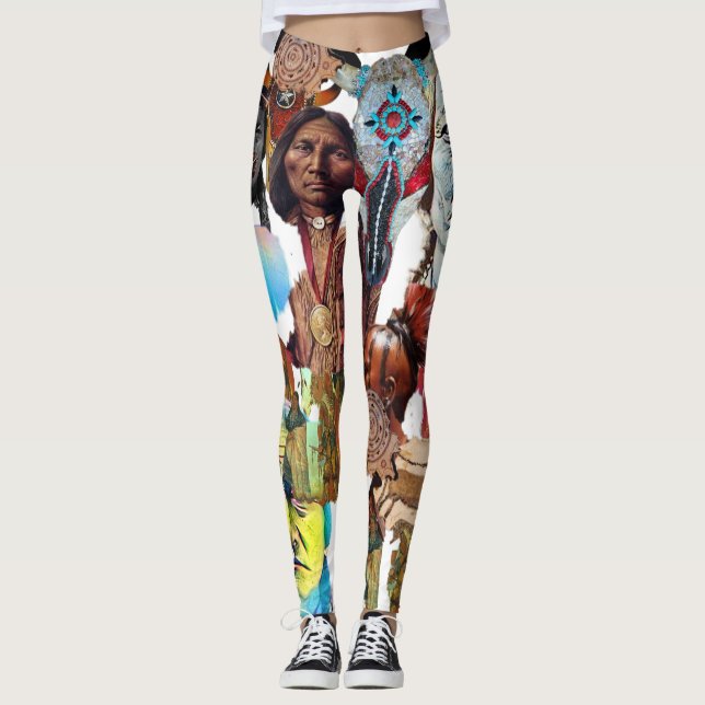 SOUTHWESTANSTRYKNING LEGGINGS (Framsida)