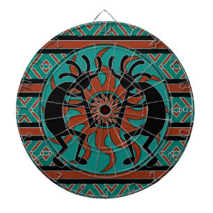 Southwestdesign som dansar Kokopelli Piltavla