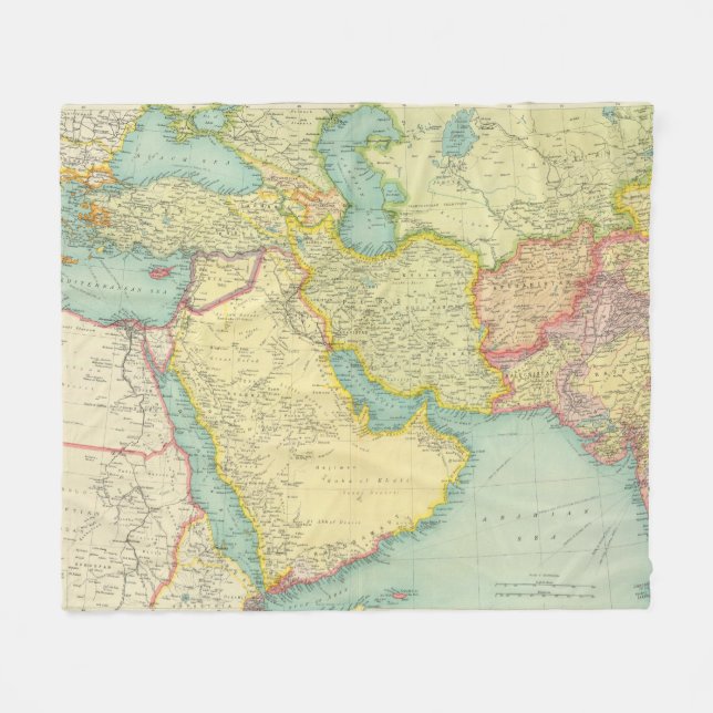 Southwestern Asien Fleecefilt (Framsidan (Horisontell))