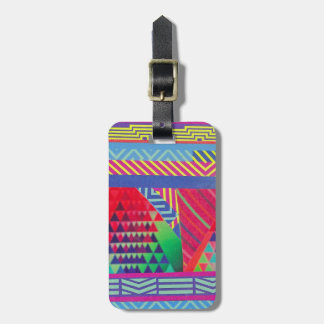 southwestern borders and triangles collage bagagebricka