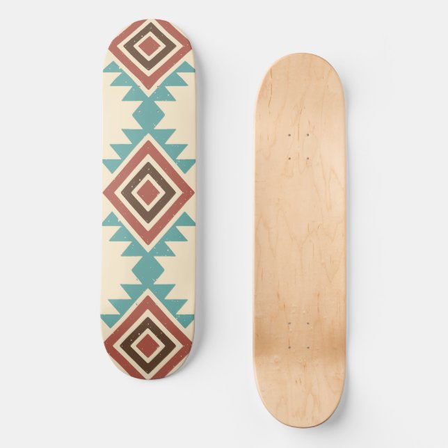 Southwestern Desert Mini Skateboard Bräda 18,5 Cm (Framsida)