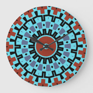 Southwestern design stor klocka