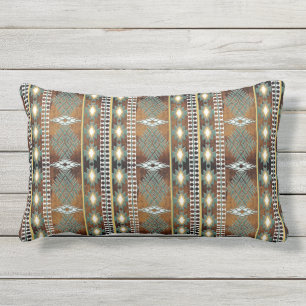 Southwestern etnisk indian lumbarkudde