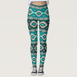 Southwestern etnisk stam- modell leggings