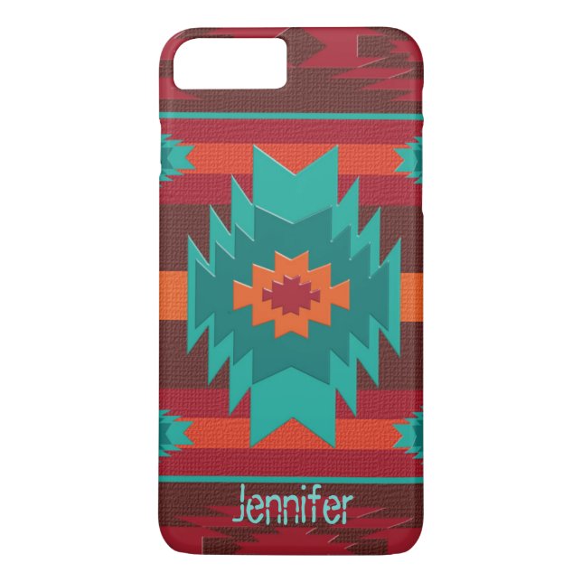 Southwestern geometrisk modell Case-Mate iPhone skal (Baksida)