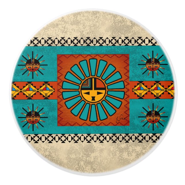 Southwestern keramiska knoppar (Framsidan)