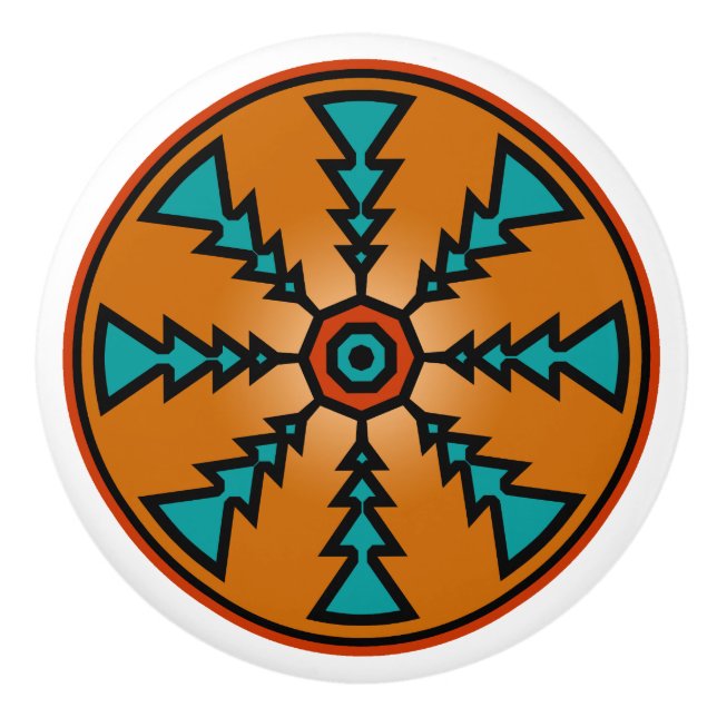 Southwestern keramiska knoppar (Framsidan)