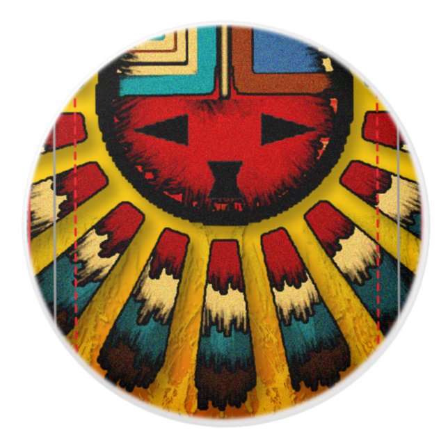 Southwestern keramiska knoppar (Framsidan)