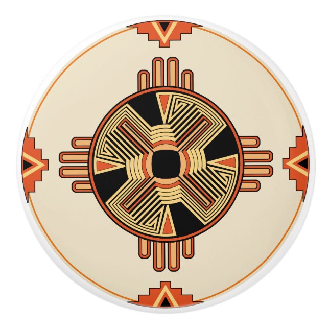 Southwestern keramiska knoppar (Framsidan)