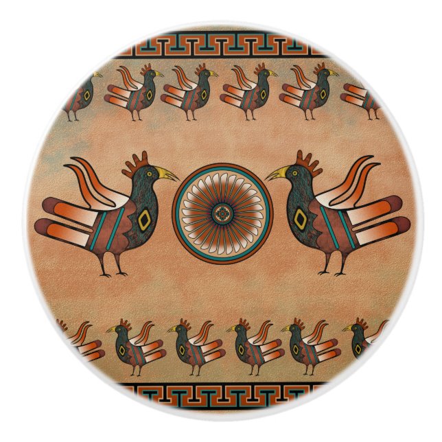 Southwestern keramiska knoppar (Framsidan)