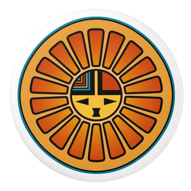 Southwestern keramiska knoppar (Framsidan)