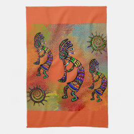 SOUTHWESTERN KOKOPELLI KONST KÖKSHANDDUK