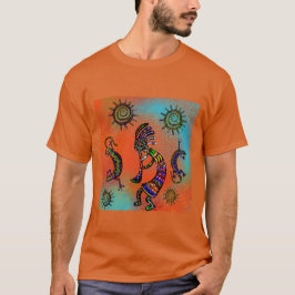 SOUTHWESTERN KOPELLI ART T SHIRT