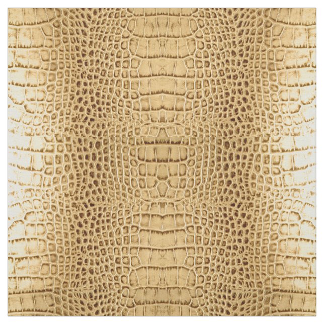 southwestern läder för guldbruntalligator tyg (Provkarta)