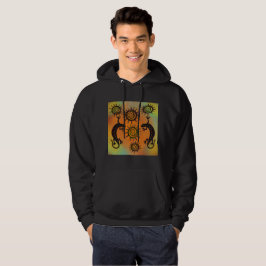 SOUTHWESTERN LIZARD ART HOODIE