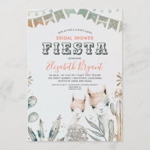 Southwestern LlamamöhippaFiesta Inbjudningar