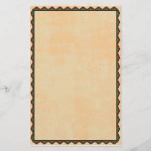 Southwestern motiv brevpapper