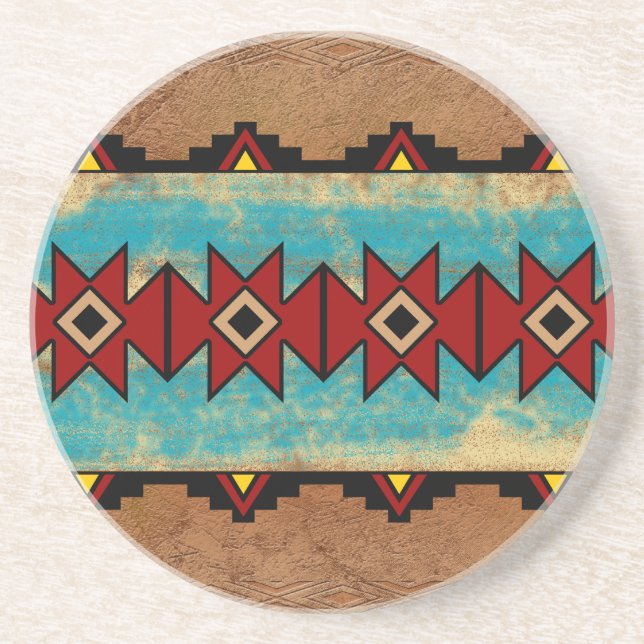 Southwestern motiv underlägg sandsten (Framsidan)