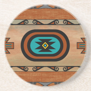 Southwestern Pueblodesign Underlägg Sandsten