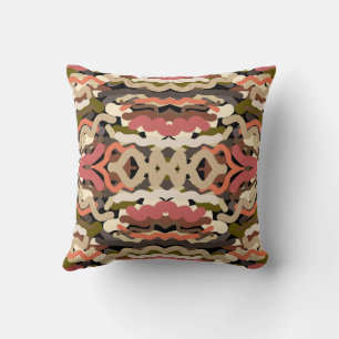 Southwestern Squiggly Wiggly Jordton Abstrakt Kudde