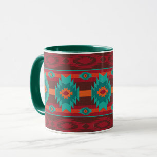 Southwestern stam- geometrisk modell mugg
